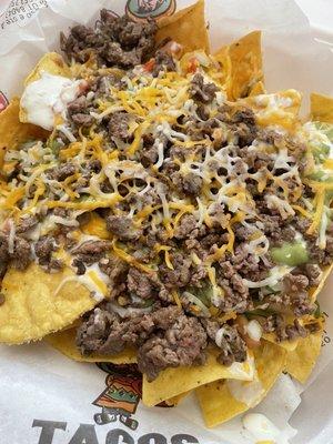 Nachos- good but burritos are better