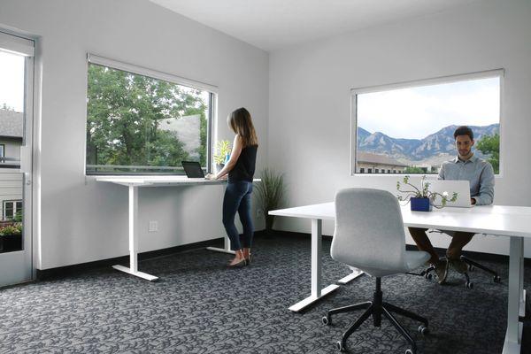 Every workspace has a window at Campworks.