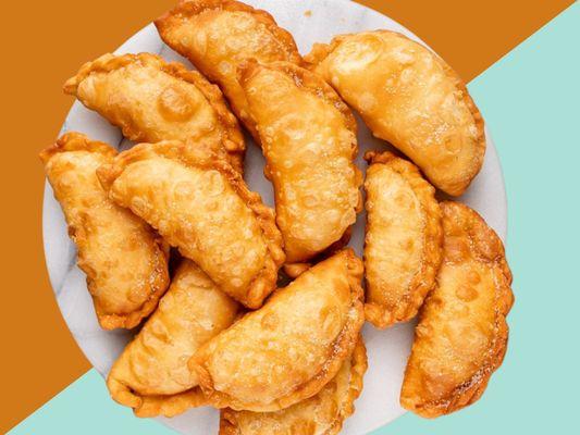 empanadas (beef, chicken, and cheese)