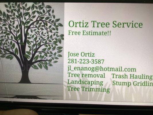 Ortiz Tree Service