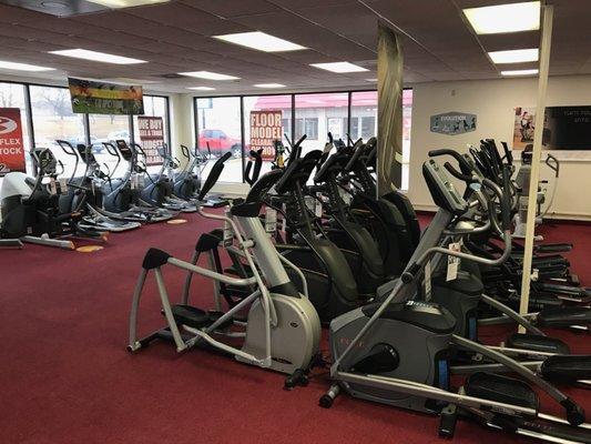 Ellipticals for home, at all price points from entry point to health club level ascent trainers!
