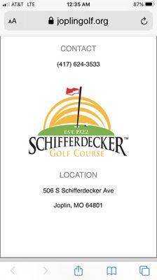 Schifferdecker Golf Course