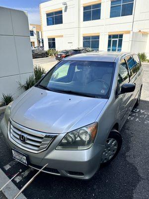 Freshly detailed van!