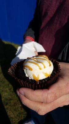 Chocolate Bacon Cupcake