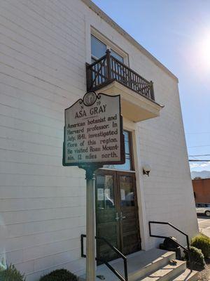 Asa Gray Historical Marker, Bakersville