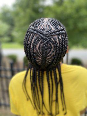 Freestyle with natural hair