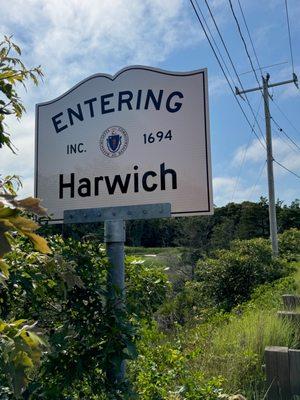 Entering Harwich on Route 28.