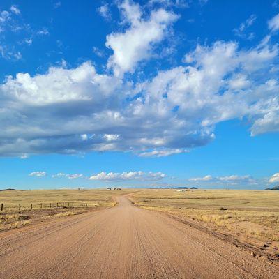 Gravel roads to get here, though in pretty decent condition when I visited.