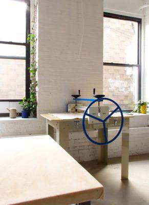 Our awesome slab roller - for all your hand building needs.