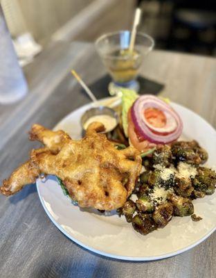 Soft shelled crab sandwich