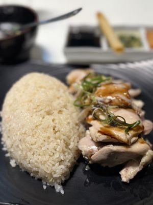 Organic hainan chicken rice