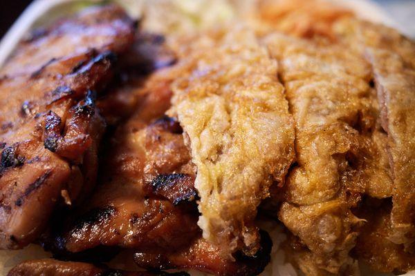 BBQ chicken / Meat jun combo