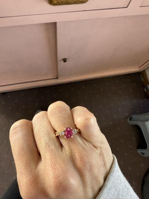 Ruby ring