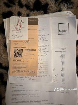 Letter of demand response to a bill from them for a month that I did not even reside in the apartment