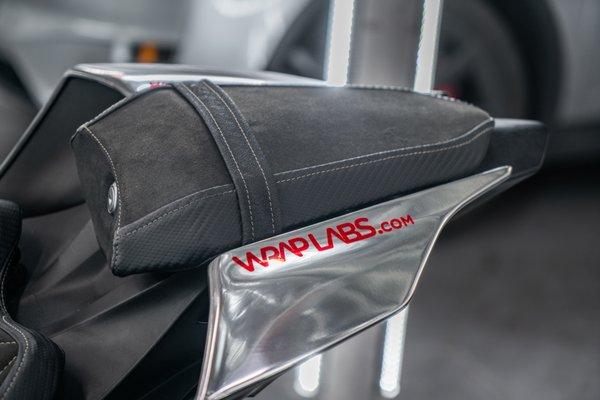 Yamaha R6 wrapped in Chrome