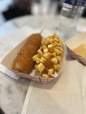 Mozzarella and Hotdog