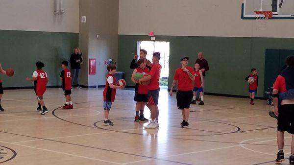 Waiting for practice to start...late!