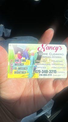 Nancy‘s Home Cleaning