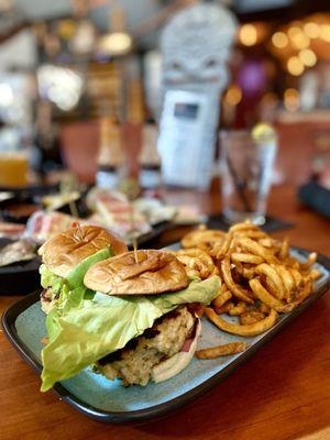 Shrimp and scallops slider