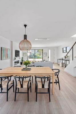 Open-plan living at the Cayucos Residence.