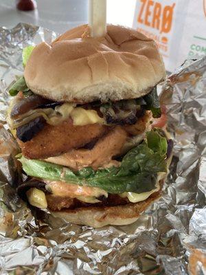 Beyond chicken animal burger