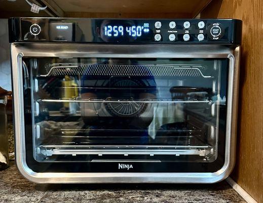 Ninja DT201 Foodi 10-in-1 XL Pro Air Fry Digital Countertop Convection Toaster Oven with Dehydrate and Reheat