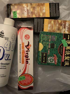 My supplies 