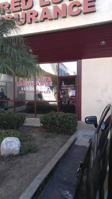 Corner of the little shopping plaza