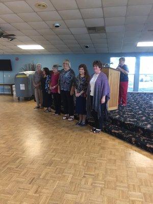 Fashion show ladies of Bon Worth