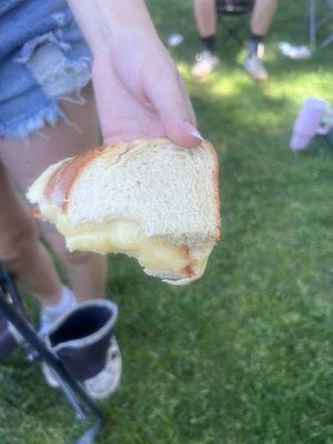 Provolone grilled cheese