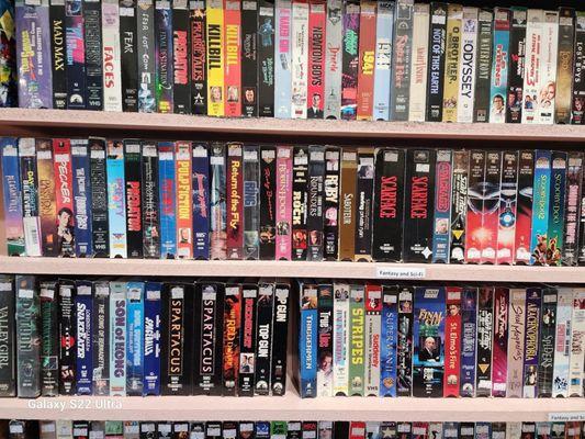 VHS's for days