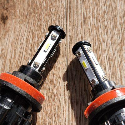 4-Side Pro LED headlight bulbs for 360 light beam pattern
