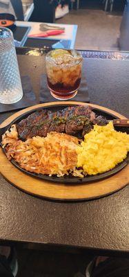 Skyline steak and eggs