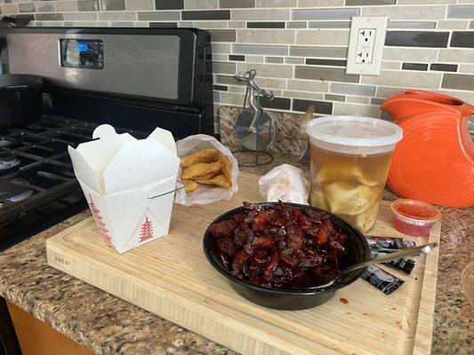 G. Boneless Spare Ribs 21. Wonton Soup 12. Crab Rangoon