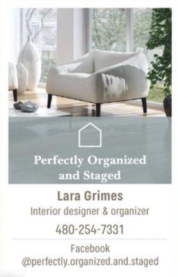 Perfectly Organized and Staged