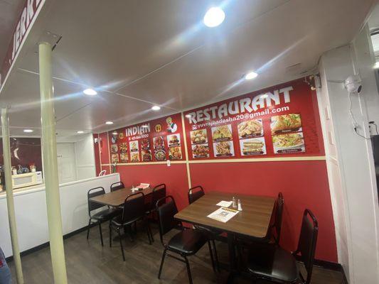 The inside of the restaurant