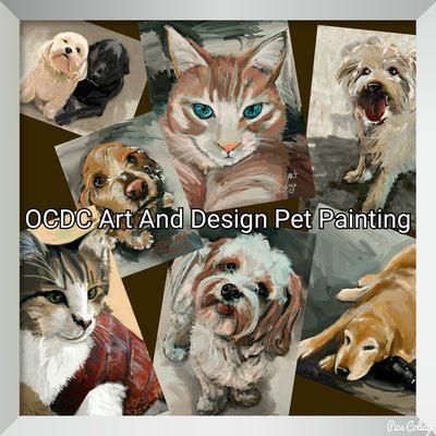 Paint Your Pet Collage - OCDC Art And Design - 2017