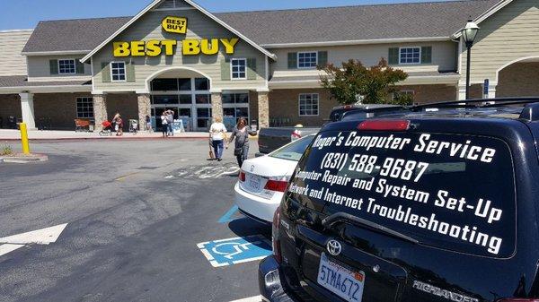 On my way to buy parts.