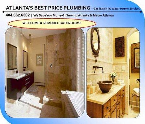 Atlanta's Best Price Plumbing & Drain Cleaning Services