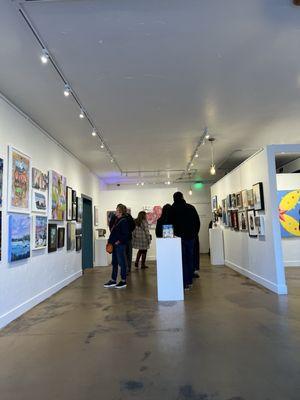 One area of the exhibit