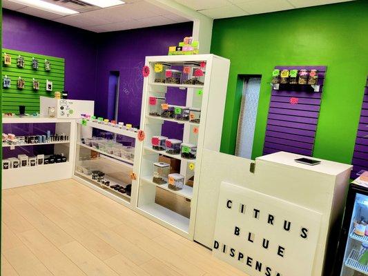 Variety of flower strains and edibles for reasonable prices