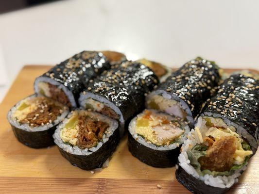 Tonkatsu & Spicy Pork rolls
