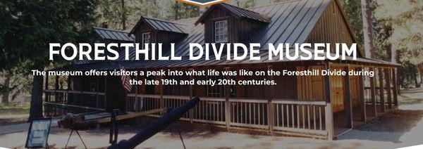 Forest Hill Divide Museum