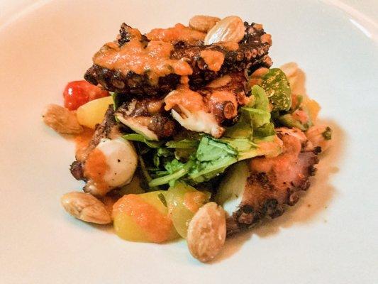 Fried octopus was absolutely amazing. Filled with a brilliant mixture of flavors....