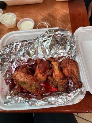 Pomegranate 10 Piece Wings with 2 Flavors