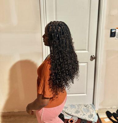 Boho Knotless braids