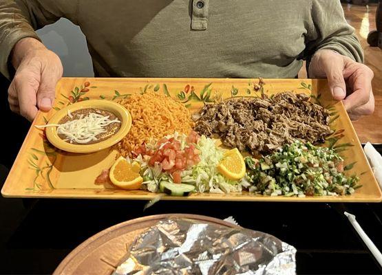 Large platter of Carnitas