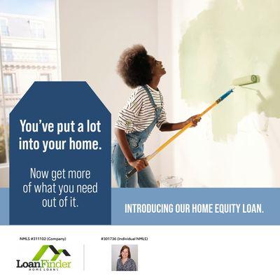 1. Keep your low interest rate on your current mortgage
2. Get a home equity loan to complete your home renovation or pay off debt
