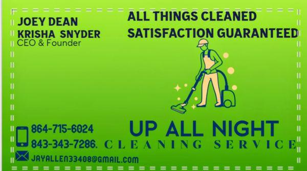 Up All Night Cleaning Service