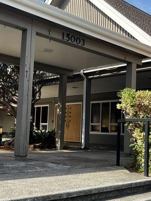 Entrance to Restoration Life Church